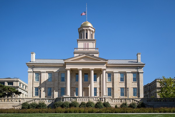 Old Capitol building at the University of Iowa